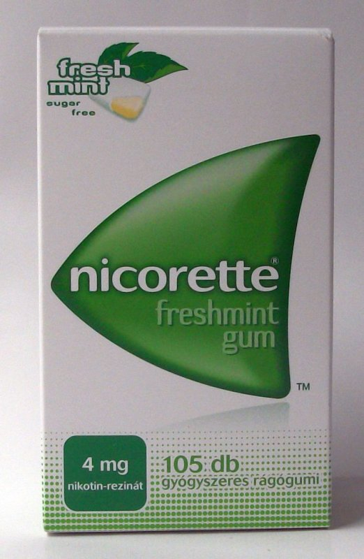 NICORETTE FRESHFRUIT GUM 4 mg gyógyszeres rágógumi Rágva nicorette fogyni